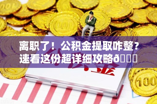 青山湖离职了！公积金提取咋整？速看这份超详细攻略😎